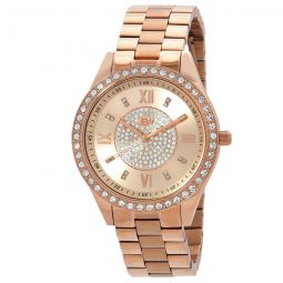 Mondrian Jewelry Set Rose Gold-tone Dial Ladies Watch