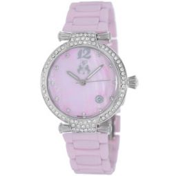 Bijoux Pink Mother of Pearl Dial Ladies Watch
