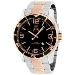 Ultimate Quartz Black Dial Mens Watch