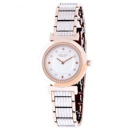 Djursland White Dial Ladies Watch