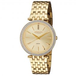 Fredericia Gold Dial Ladies Watch