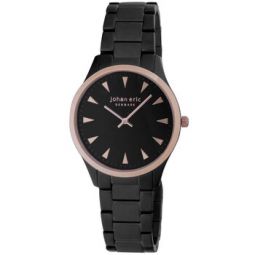 Helsingor Black and Rose Gold-tone Steel Bracelet Mens Watch