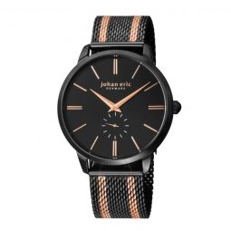 Kolding Black Dial Mens Watch