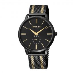 Kolding Black Dial Mens Watch