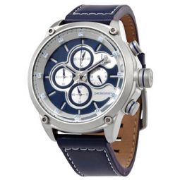 Chronograph Quartz Blue Dial Mens Watch