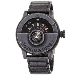 Quartz Compass Black Dial Mens Watch