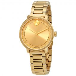 Bold Pale Gold Dial Ladies Watch