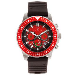 Caspian Chronograph Quartz Red Dial Mens Watch