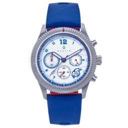 Meridian Chronograph Quartz White Dial Mens Watch