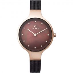 Classic Quartz Brown Dial Ladies Watch
