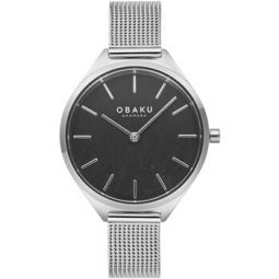 Kaffe Quartz Black Dial Ladies Watch