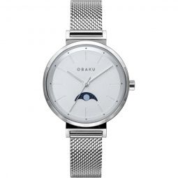 Maane Quartz Silver Dial Ladies Watch