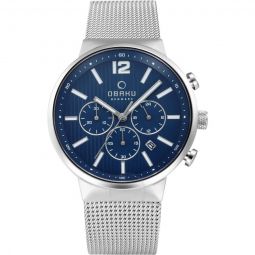 Storm Chronograph Quartz Blue Dial Mens Watch