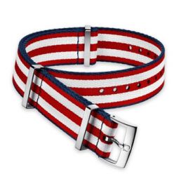 Nato Unisex 19-20 mm Striped Polyamide Watch Band