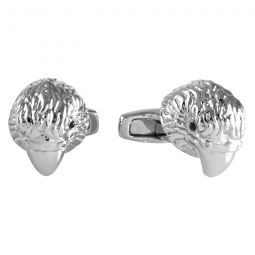 Rhodium Plated Falcon Cufflinks