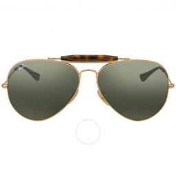 Outdoorsman Green Classic G-15 Aviator Unisex Sunglasses