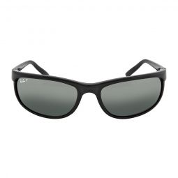 Predator 2 Polarized Grey Rectangular Unisex Sunglasses RB2027 601/W1 62