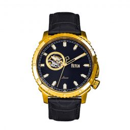 Bauer Automatic Black Dial Mens Watch
