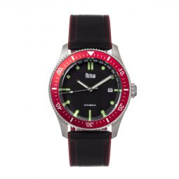 Elijah Black Dial Mens Watch