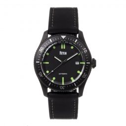 Elijah Black Dial Mens Watch