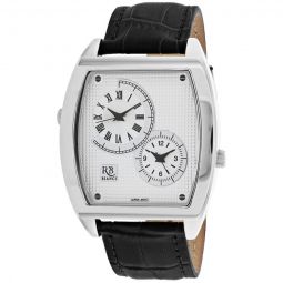 Benzo Quartz Silver Dial Mens Watch