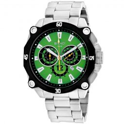 Enzo Chronograph Quartz Green Dial Mens Watch