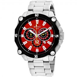Enzo Chronograph Quartz Red Dial Mens Watch RB71010