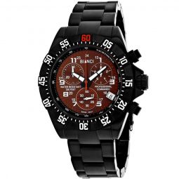 Fontana Chronograph Quartz Brown Dial Mens Watch