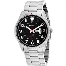 Ricci Quartz Black Dial Mens Watch