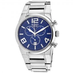 Rizzo Chronograph Quartz Blue Dial Mens Watch