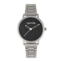 Breckenridge Quartz Black Dial Ladies Watch