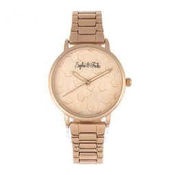 Breckenridge Quartz Rose Gold Dial Ladies Watch