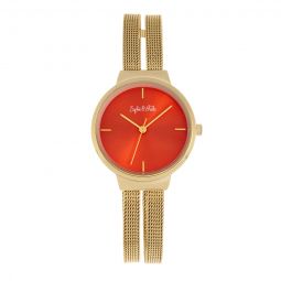 Sedona Quartz Orange Dial Ladies Watch