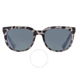 BEWILDER Happy Gray Green Black Mirror Oval Unisex Sunglasses