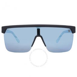 FLYNN 5050 Happy Boost Polarized Ice Blue Mirror Shield Unisex Sunglasses