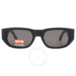 GENRE Happy Grey Polarized Rectangular Unisex Sunglasses