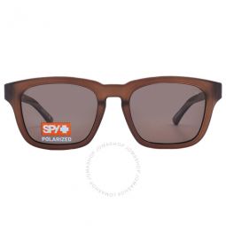 SAXONY Happy Bronze Polarized Square Unisex Sunglasses