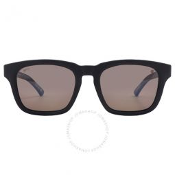 SAXONY Polarized Black Mirror Square Unisex Sunglasses