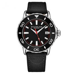 Aquadiver Quartz Black Dial Mens Watch