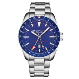 Aquadiver Quartz Blue Dial Mens Watch