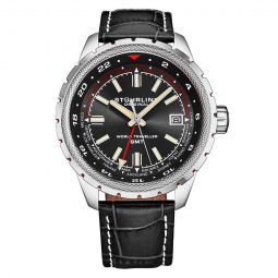 Monaco Quartz Black Dial Mens Watch