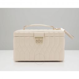 Caroline Medium Ivory Jewelry Case