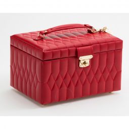 Caroline Medium Red Jewelry Case