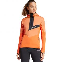 Techrock Ultralight 1/2-Zip Hooded Fleece Jacket - Womens