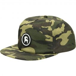Patch Goat Flat Brim Hat