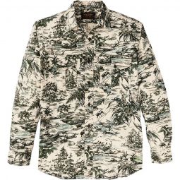 X Housefly Washed Feather Cloth Shirt - Mens