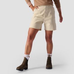 Cotton Canvas Workwear Short - Womens
