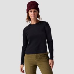 Wicking Waffle Long-Sleeve Crewneck - Womens