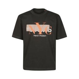 Heron Preston NYC 검열 크루넥 티셔츠 HMAA032F23JER006