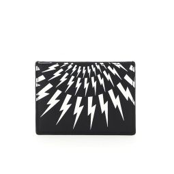 Neil Barrett Fair Isle 썬더볼트 프린트 카드홀더 PBSG197AQ9200